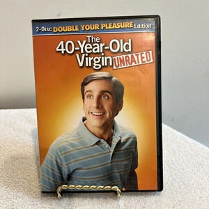 The 40 Year Old Virgin Unrated 2-Disc (DVD, 2005) Steve Carell Paul Rudd